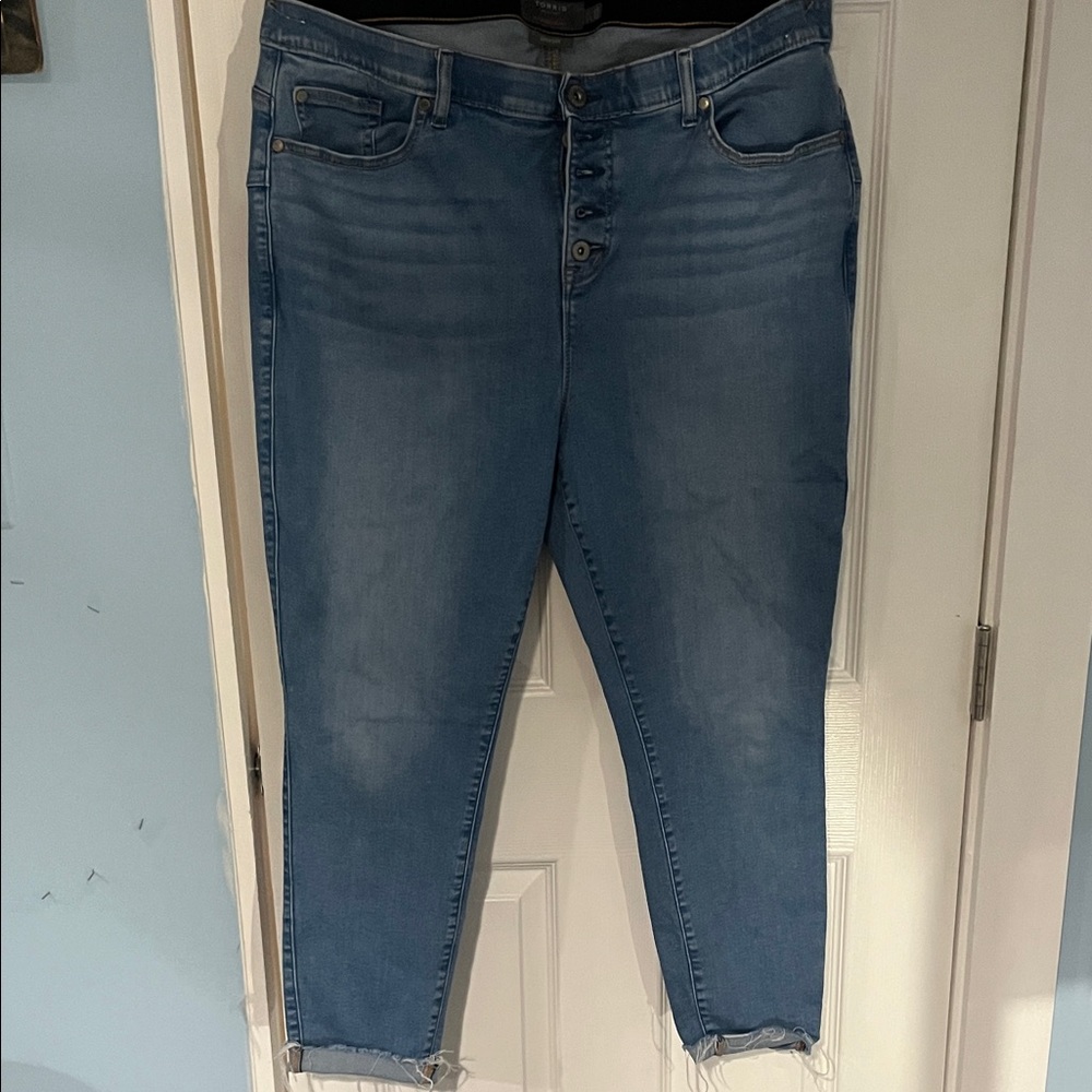 Torrid Blue Ankle Jeans